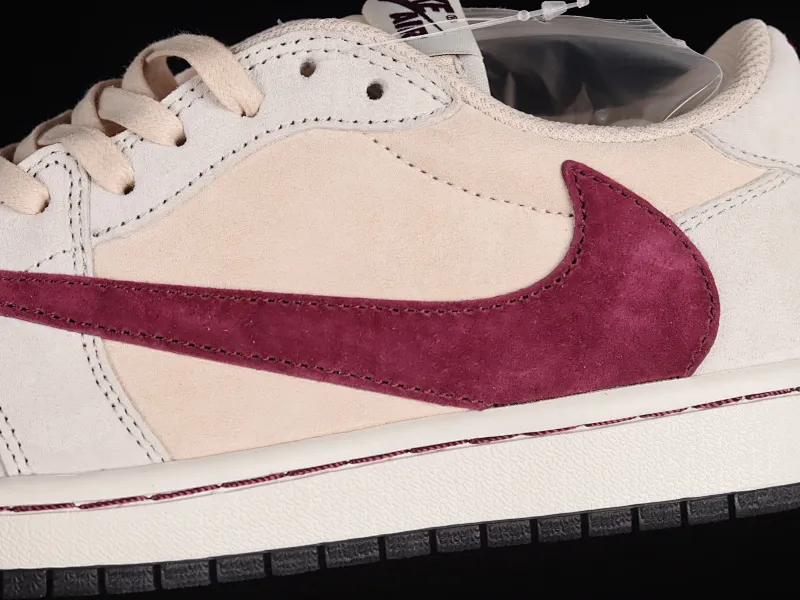 All Categories Air Jordan Jordan Series Basketball Shoes Air Jordan 1 Low Travis Scott x Air Jordan 1 Low OG AJ1 Joe 1 Reversed Overhook Joint Style Casual Sports Basketball Shoes DM7866-888
